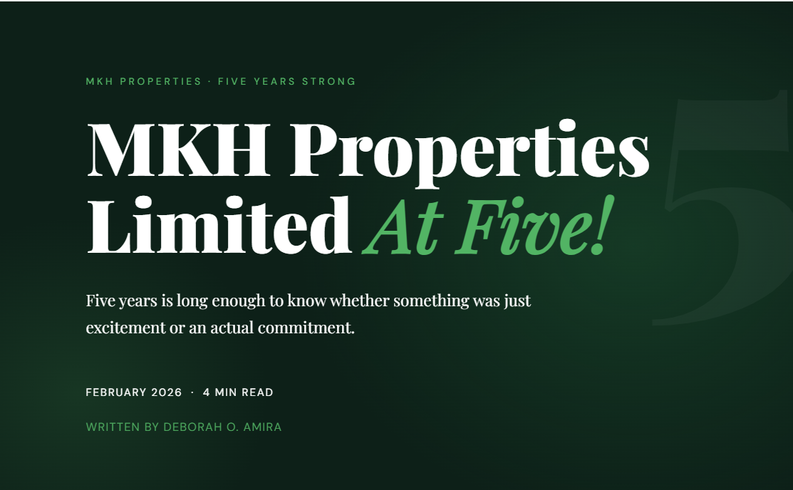 MKH Properties at Five!